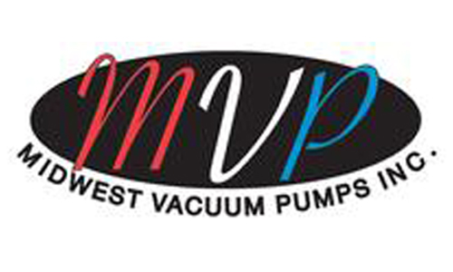 Midwest Vacuum Pumps Inc Logo on a WHite Background