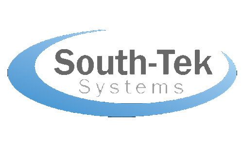 South Tek Systems Logo in Black and Grey